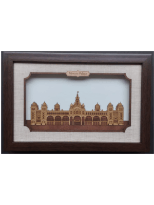 Veneer Art Wall hanging Mysore Palace 12"x8" Miniature